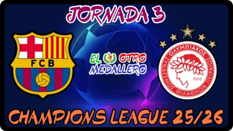 FC Barcelona – Olympiacos / Jornada 3 / Champions League 25/26