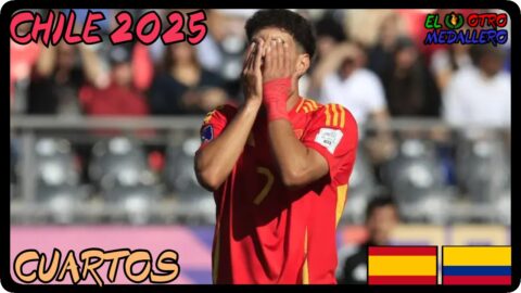 España VS Colombia / Cuartos / Mundial sub 20 Chile 2025