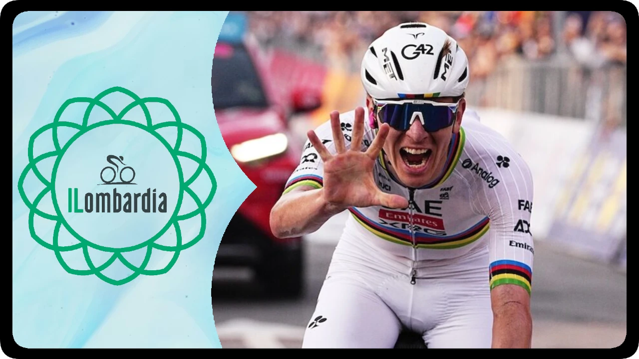 Resumen del quinto monumento de la temporada 2025, con el Giro de Lombardía para cerrar la temporada y Tadej Pogacar en búsqueda del quinto título consecutivo.