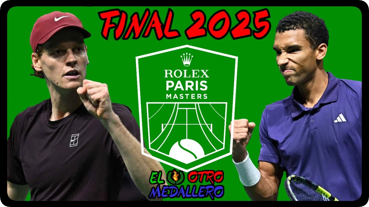 Resumen de las GRAN FINAL de este Master 1000 de París 2025, con Jannik Sinner buscando el nº1 frente a Félix Auger-Aliassime.