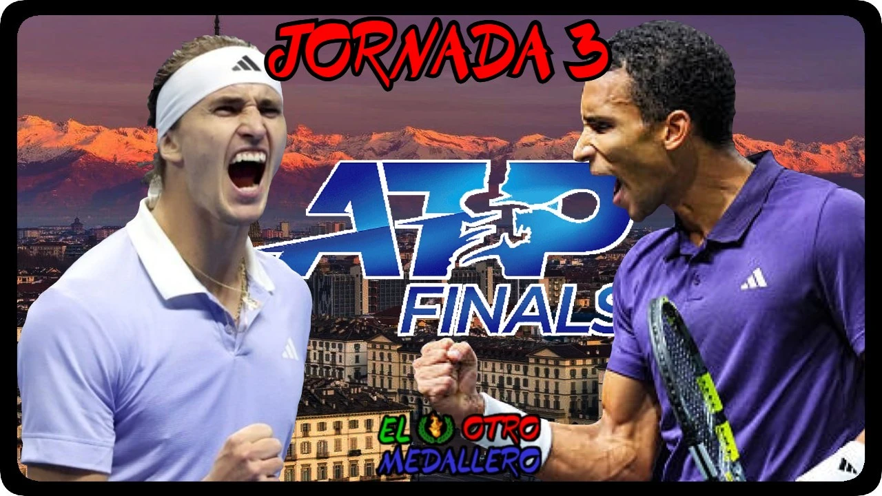 Resumen del tercer partido de las ATP Finals de Turín 2025, con Alexander Zverev y Auger-Aliassime buscando las semifinales.