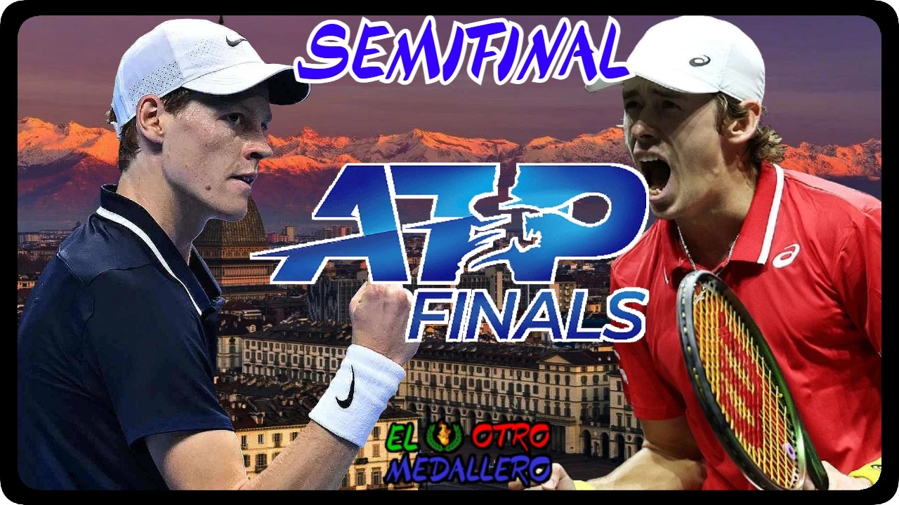 Resumen de la SEMIFINAL de las ATP Finals de Turín 2025, con Jannik Sinner y Alex de MIñaur buscando un puesto en la gran final del domingo.