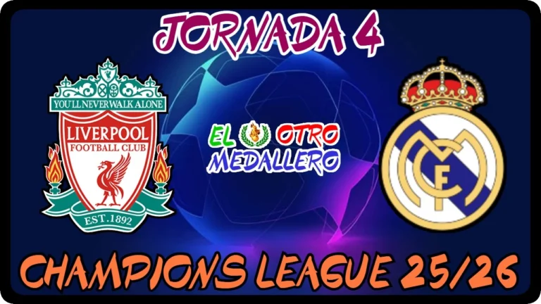 Resumen del cuarto partido de la Champions League 25/26, con el Real Madrid buscando seguir con su racha triunfal contra el Liverpool.