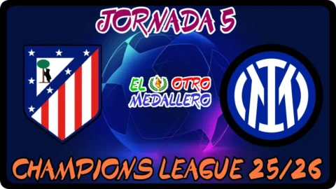 Atlético de Madrid – Inter de Milán / Jornada 5 / Champions League 25/26