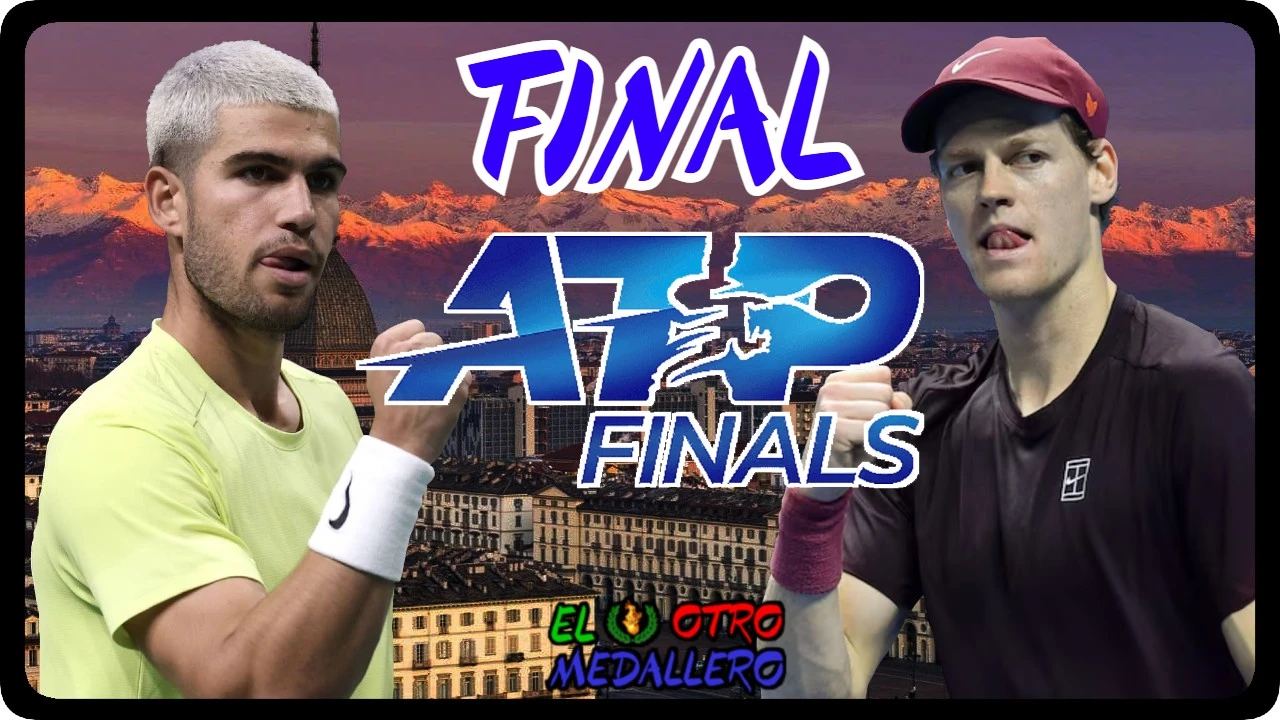 Resumen de la GRAN FINAL de las ATP Finals de Turín 2025, con Carlos Alcaraz y Jannik Sinner enfrentándose por el último título del año.