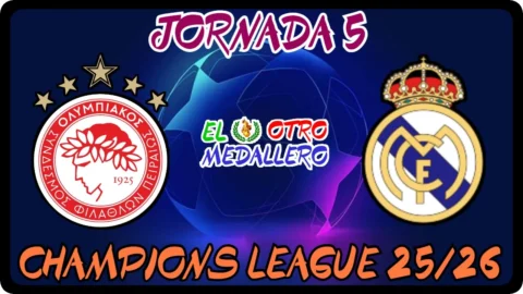 Olympiacos – Real Madrid / Jornada 5 / Champions League 25/26