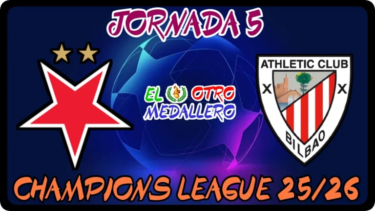 Resumen del quinto partido de la Champions League 25/26, con el Athletic buscando meterse en el Top 24 contra el Slavia de Praga.