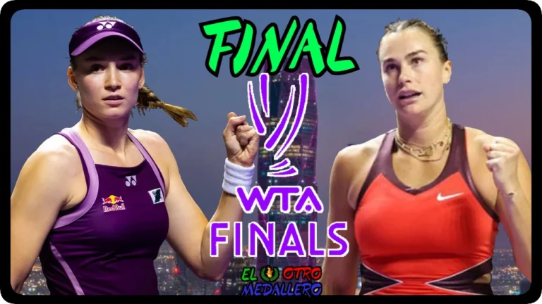 Resumen de la GRAN FINAL de las WTA Finals 2025, con Aryna Sabalenka y Elena Rybakina para levantar su primer título de maestras.