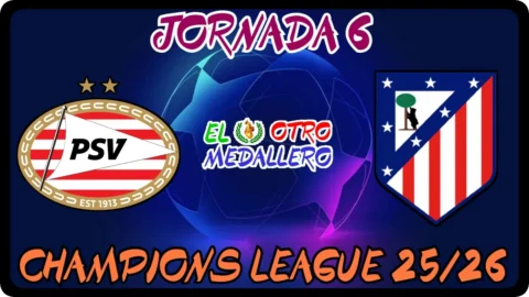 PSV – Atlético de Madrid / Jornada 6 / Champions League 25/26