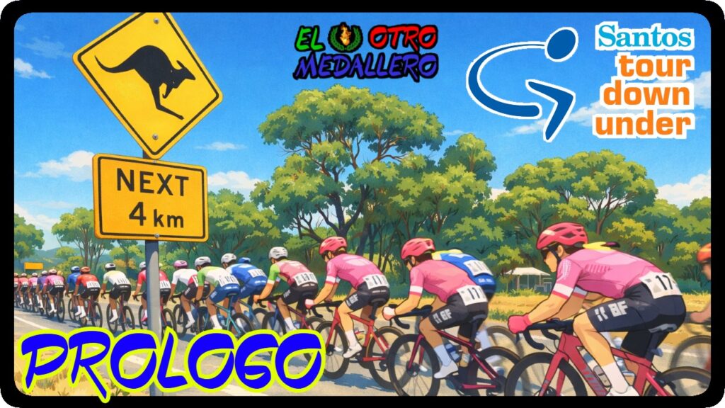 Resumen de la primera jornada de este Tour Down Under 2026, con una prólogo de 3,8 km para dar la campanada de salida de la temporada.