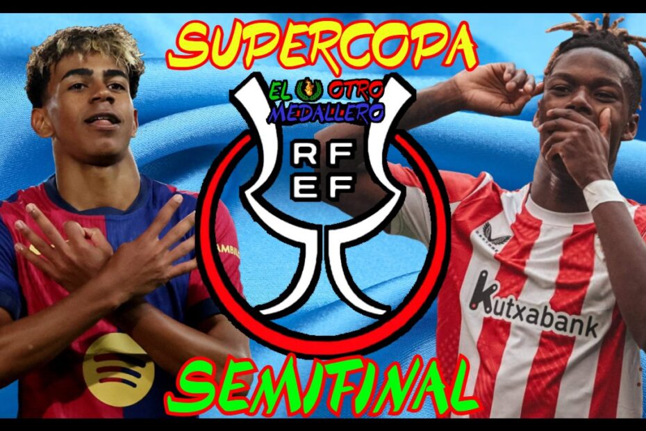 Resumen del partidazo de la primera semifinal de la Supercopa 2026, con Athletic y Barcelona, los reyes de copas, por un puesto en la final.