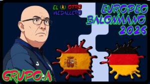 Resumen del tercer partido de los hispanos en el Europeo de balonmano masculino de 2026 celebrado en Dinamarca, Suecia y Noruega, contra el otro gran coco del grupo, Alemania, que aún por encima después de su derrota contra Serbia llega contra las cuerdas y este grupo patas arriba, donde España tiene que ganar si no quiere incluso poder quedar eliminada.