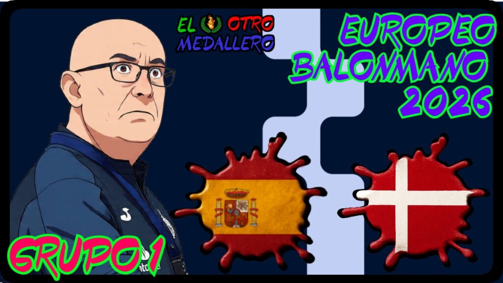 Resumen del quinto partido de los hispanos en el Europeo de balonmano masculino de 2026 celebrado en Dinamarca, Suecia y Noruega, contra Dinamarca, la mejor selección del mundo, campeones olímpicos y mundiales, que juegan en casa, y con España obligada a ganar si no quiere quedar eliminada.