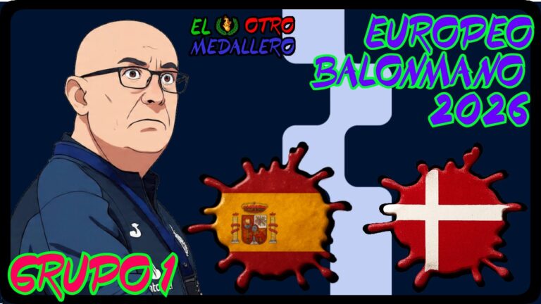 Resumen del quinto partido de los hispanos en el Europeo de balonmano masculino de 2026 celebrado en Dinamarca, Suecia y Noruega, contra Dinamarca, la mejor selección del mundo, campeones olímpicos y mundiales, que juegan en casa, y con España obligada a ganar si no quiere quedar eliminada.