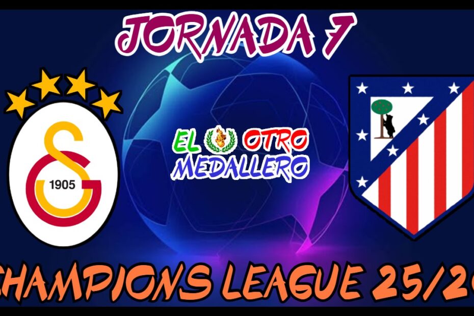 Resumen del séptimo partido de la Champions League 25/26, con el Atlético de Madrid visitando al Galatasaray para mantenerse en el TOP 8 de la competición, pero ojo con los turcos porque en casa son muy peligosos y se están jugando la vida también.