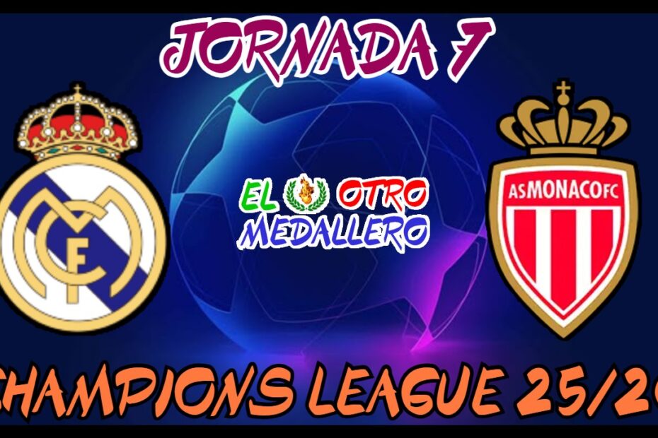 Resumen del séptimo partido de la Champions League 25/26, con el Real Madrid buscando una nueva victoria contra el Mónaco, en casa, para mantener su posición entre los ocho primeros clasificados y tener acceso directo de esta manera a los octavos de final de forma directa y como cabeza de serie.