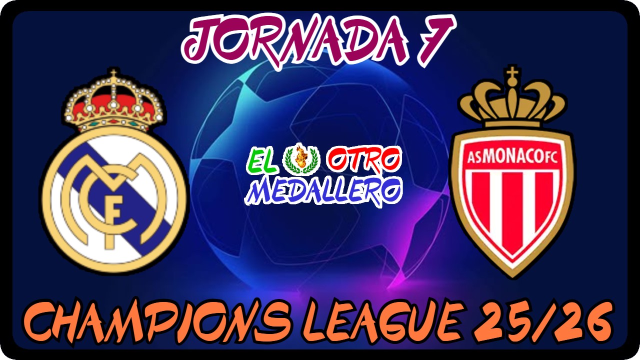 Resumen del séptimo partido de la Champions League 25/26, con el Real Madrid buscando una nueva victoria contra el Mónaco, en casa, para mantener su posición entre los ocho primeros clasificados y tener acceso directo de esta manera a los octavos de final de forma directa y como cabeza de serie.