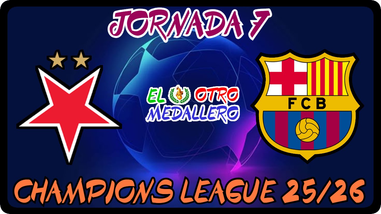 Resumen del séptimo partido de la Champions League 25/26, con el FC Barcelona visitando al Slavia de Praga, donde parece que su mayor rival va a ser el tremendo frío de la República Checa, pero con la obligación de ganar en búsqueda de apurar sus opciones de TOP 8.