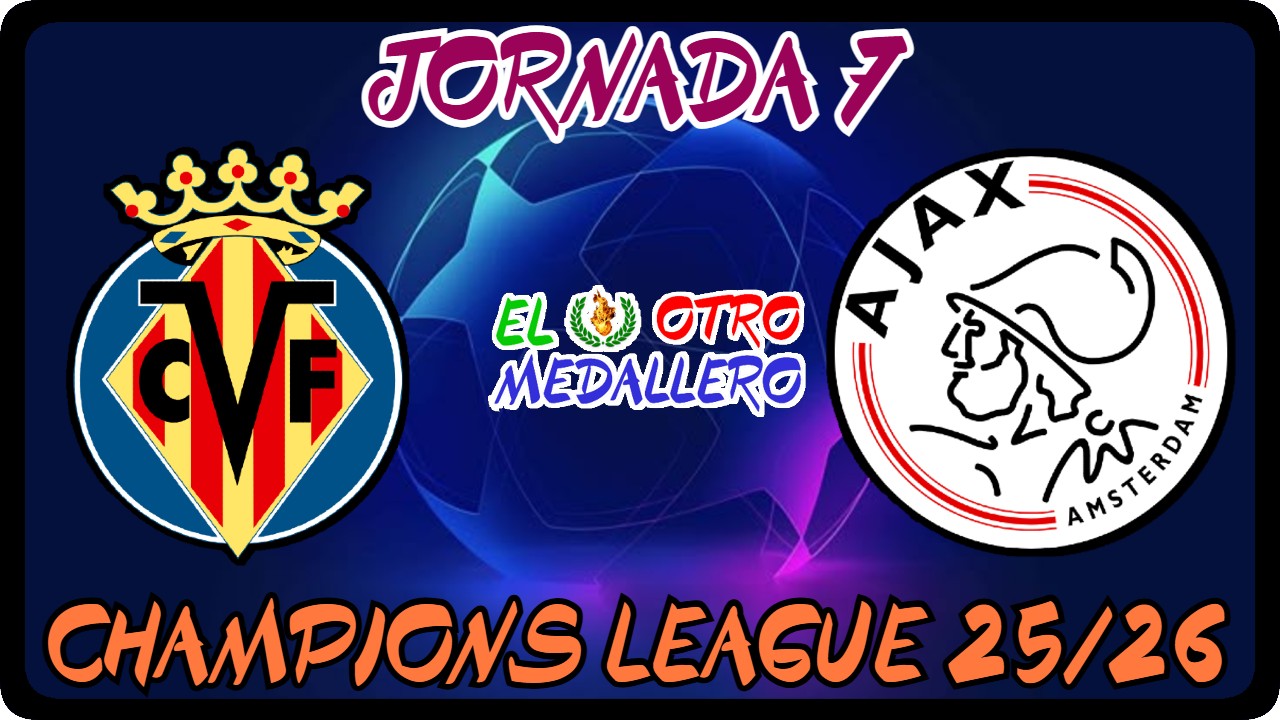 Resumen del séptimo partido de la Champions League 25/26, con el Villarreal que ya está eliminado de la competición, buscando al menos su primer triunfo en casa contra el Ajax para intentar al menos despedirse del torneo de la mejor forma posible.