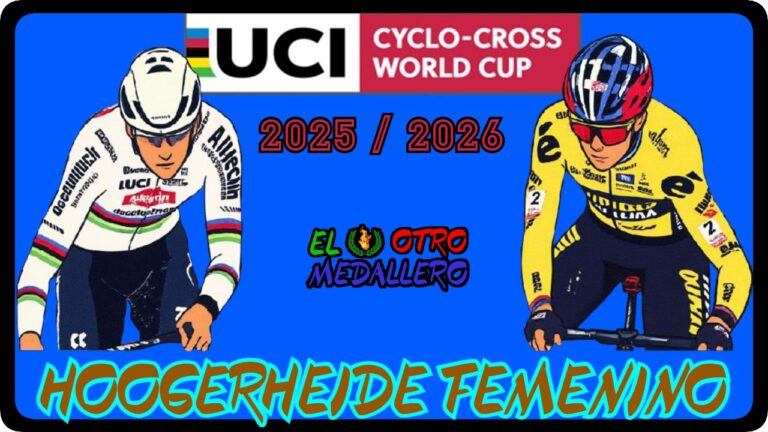 Resumen de la duodécima carrera del circuito de la World Cup de 25/26, con la llegada a Hoogerheide y la lucha por la victoria en juego, y sin Lucinda Brand que despues de la mala carrera de Maasmechelen se ha bajado aquí, y habrá que ver si por problemas físicos o sólo descanso.
