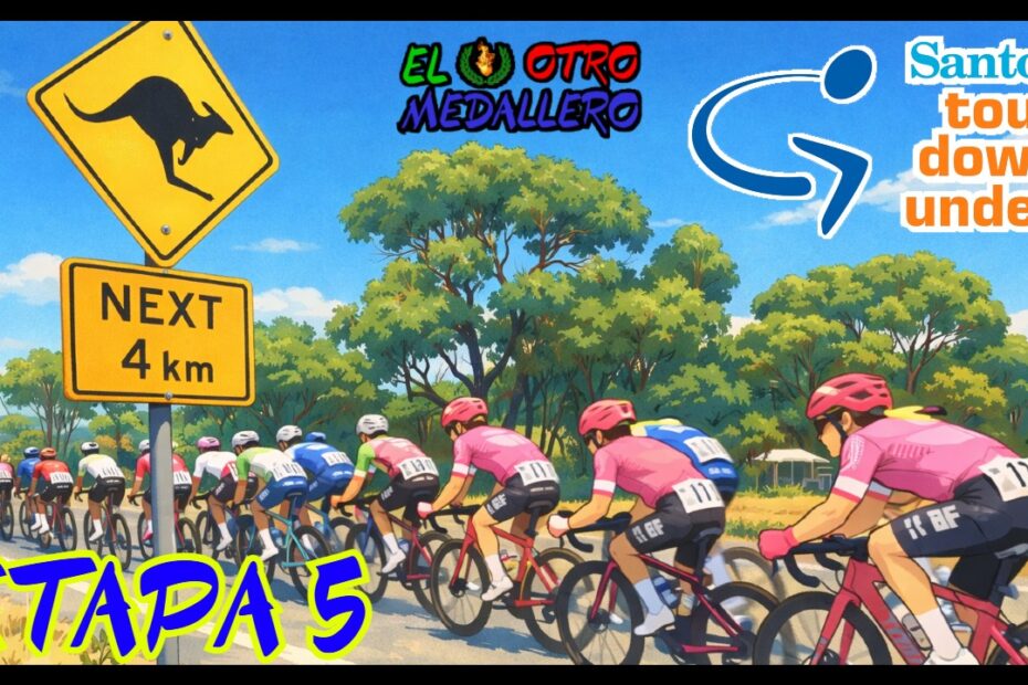 Resumen de la sexta y última jornada de este Tour Down Under 2026, con una última etapa en la que a pesar de tener algunas tachuelas importantes durante los tres pasos por este circuito, lo cierto es que se espera una nueva volata.