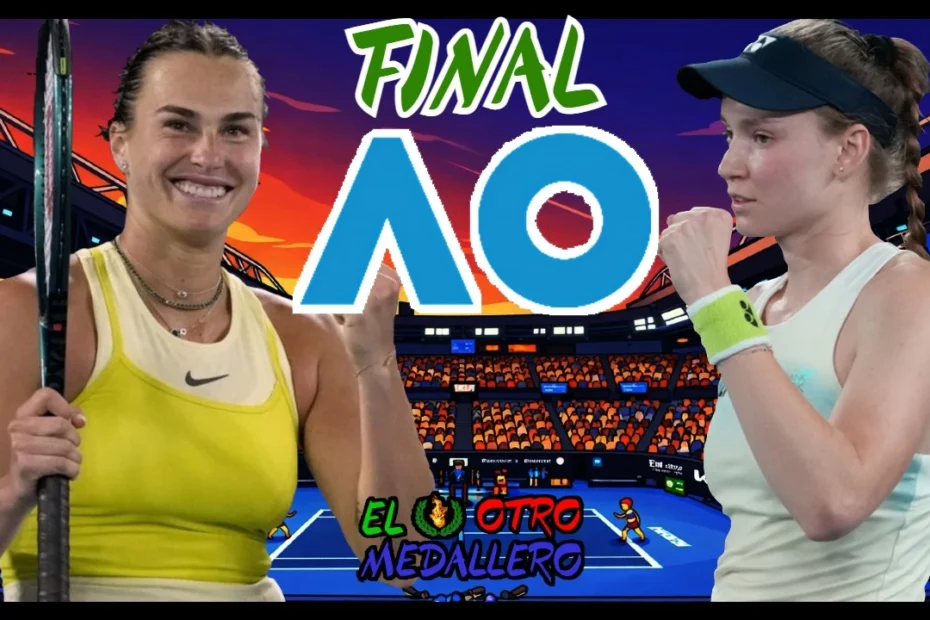 Resumen de la GRAN FINAL de final del Open de Australia 2026, con Aryna Sabalenka, la número uno del mundo, buscando su quinto Grand Slam y su tercer entorchado aquí frente a Yelena Rybakina, la tenista kazaja que busca su segunda major para unirlo a su victoria de Wimbledon 2022. Las dos en un momento espectacular de juego sin haber perdido un solo set en todo el torneo para afrontar esta lucha tremenda por el título
