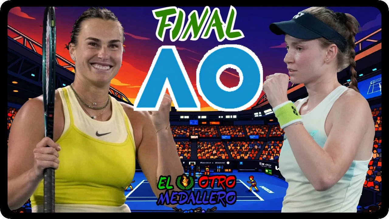 Resumen de la GRAN FINAL de final del Open de Australia 2026, con Aryna Sabalenka, la número uno del mundo, buscando su quinto Grand Slam y su tercer entorchado aquí frente a Yelena Rybakina, la tenista kazaja que busca su segunda major para unirlo a su victoria de Wimbledon 2022. Las dos en un momento espectacular de juego sin haber perdido un solo set en todo el torneo para afrontar esta lucha tremenda por el título