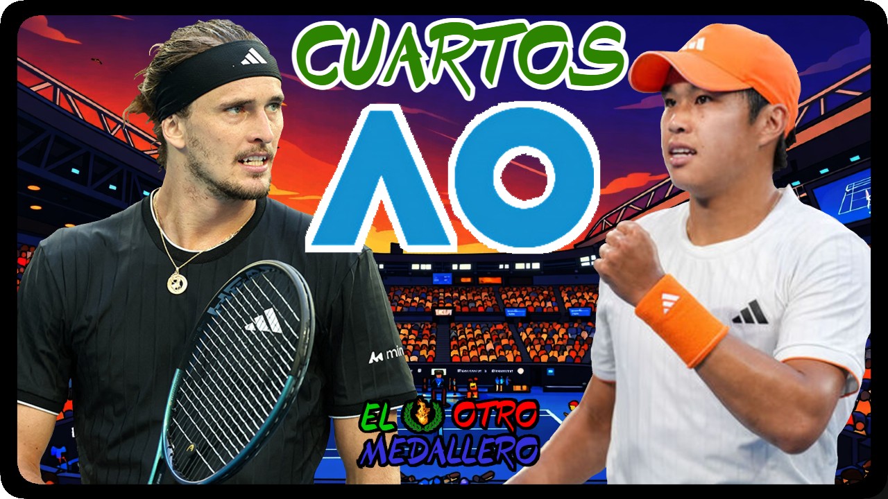 Resumen de los CUARTOS de final Open de Australia 2026, con Alexander Zverev en uno de los torneos que mejor se le dan al alemán, donde defiende la final de 2025, midiéndose contra Learner Tien, una de las grandes promesas del tenis que está mostrando un nivel de tenis descomunal en el torneo.
