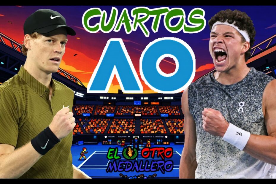 Resumen de los CUARTOS de final del Open de Australia 2026, con Jannik Sinner, el actual bicampeón del torneo, buscando sus terceras semifinales consecutivas ante un Ben Shelton que quiere que este sea el año de dar el salto para pelear por los grandes títulos de la temporada, y para ello tiene que vencer a una de sus bestias negras.