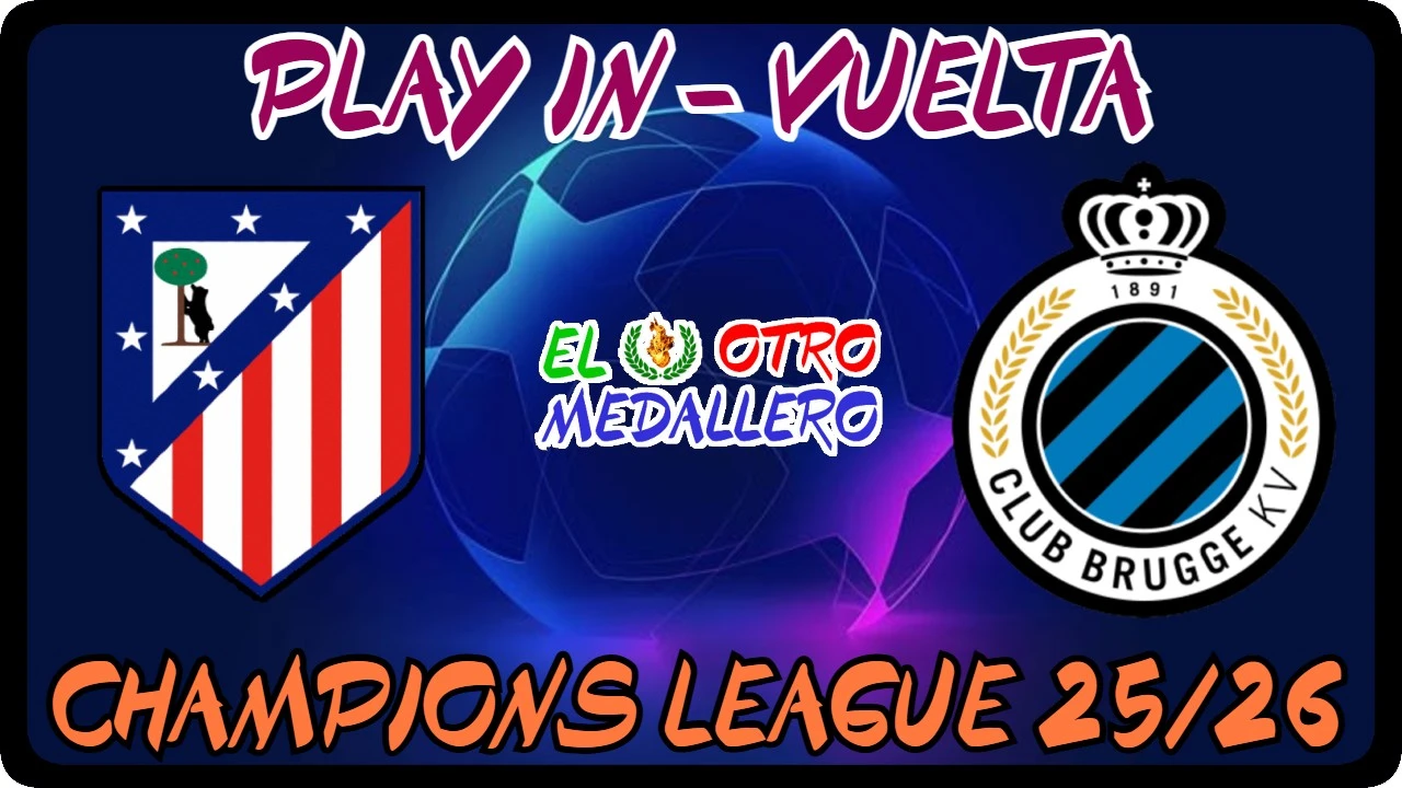 Resumen de la vuelta de la REPESCA de la Champions League 25/26, con los colchoneros que reciben al Brujas con el 3-3 de la ida en búsqueda de poder sentenciar en casa y delante de todo su público esos octavos de final que les medirían contra Liverpool o Tottenham.
