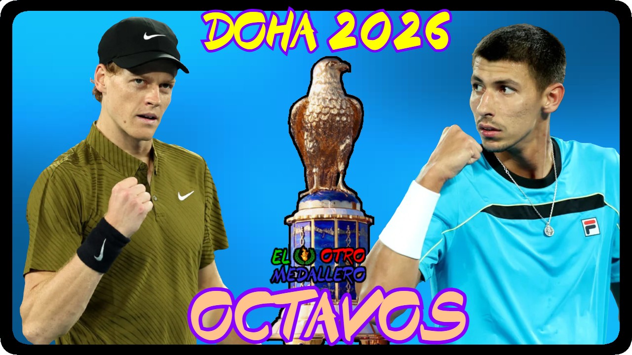 Resumen de los OCTAVOS de final de Doha 2026, con Jannik Sinner teniendo que enfrentarse contra Alexei Popyrin para seguir avanzando rondas en búsqueda de su primer título del año el tenista transalpino.