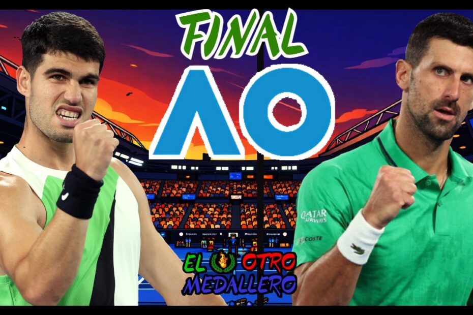 Resumen de la GRAN FINAL de final del Open de Australia 2026, con Carlos Alcaraz, el número uno del mundo en búsqueda de su primer título aquí para redondear el Grand Slam Career, frente a Novak Djokovic, el mejor de la historia, campeón 10 vece en Australia y con 24 Grand Slams en sus vitrinas. Una final INMEJORABLE.