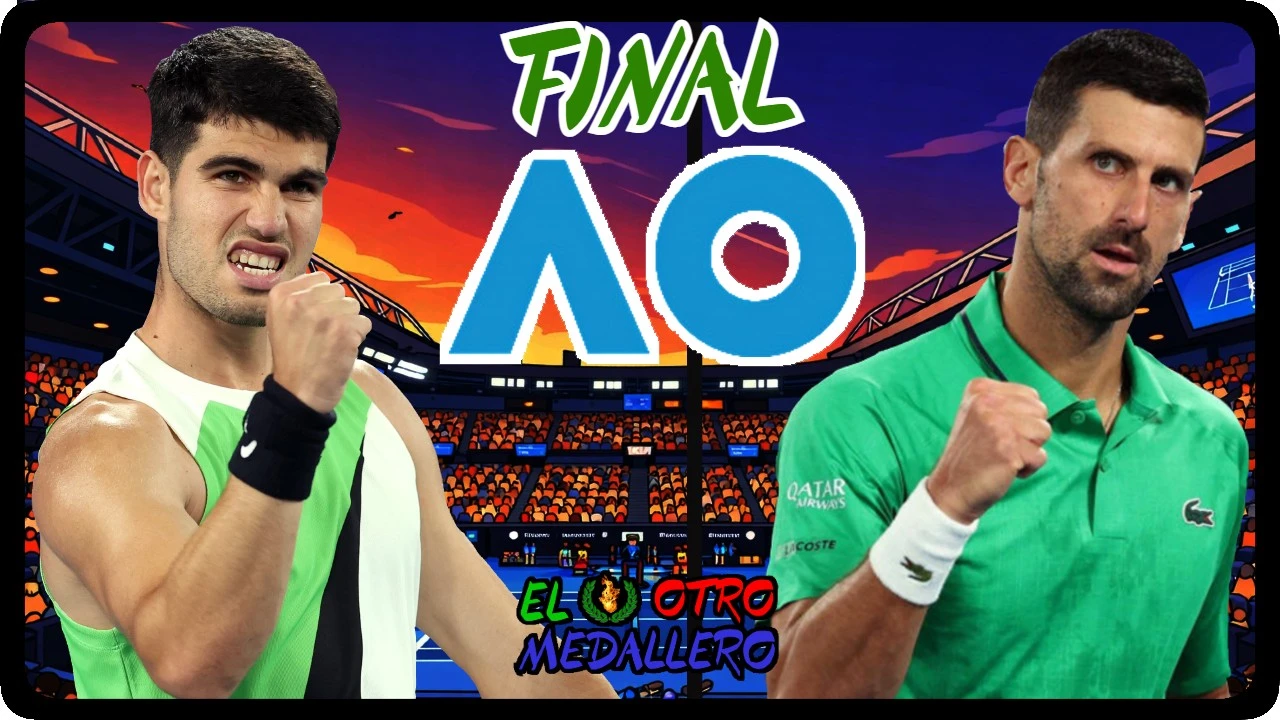 Resumen de la GRAN FINAL de final del Open de Australia 2026, con Carlos Alcaraz, el número uno del mundo en búsqueda de su primer título aquí para redondear el Grand Slam Career, frente a Novak Djokovic, el mejor de la historia, campeón 10 vece en Australia y con 24 Grand Slams en sus vitrinas. Una final INMEJORABLE.