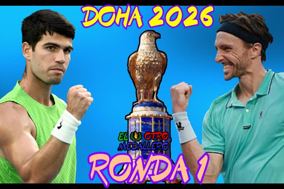 Resumen del debut de Carlos Alcaraz en Doha 2026, contra Arthur Rinderknech en búsqueda de las mejores sensaciones posibles de cara a las rondas donde se han de disputar el título.