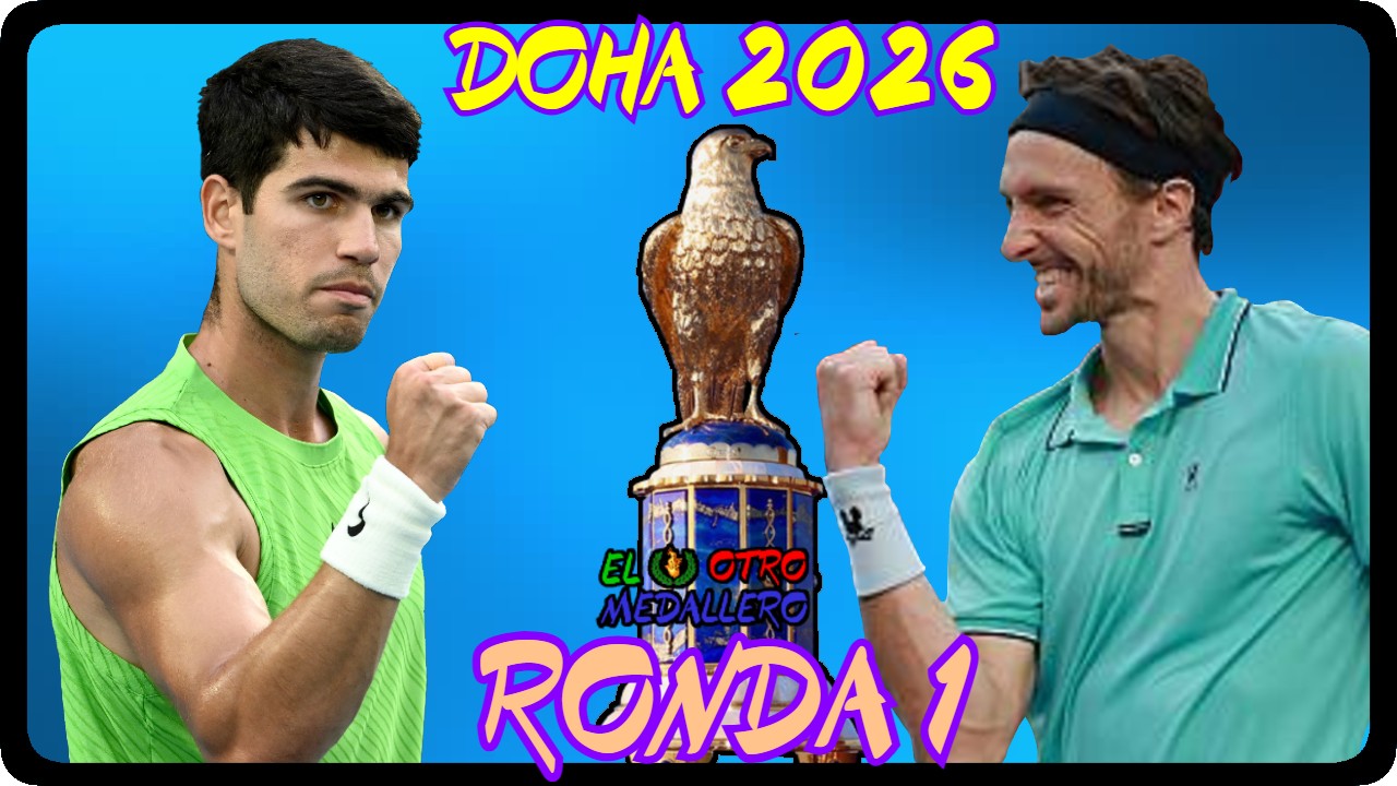 Resumen del debut de Carlos Alcaraz en Doha 2026, contra Arthur Rinderknech en búsqueda de las mejores sensaciones posibles de cara a las rondas donde se han de disputar el título.