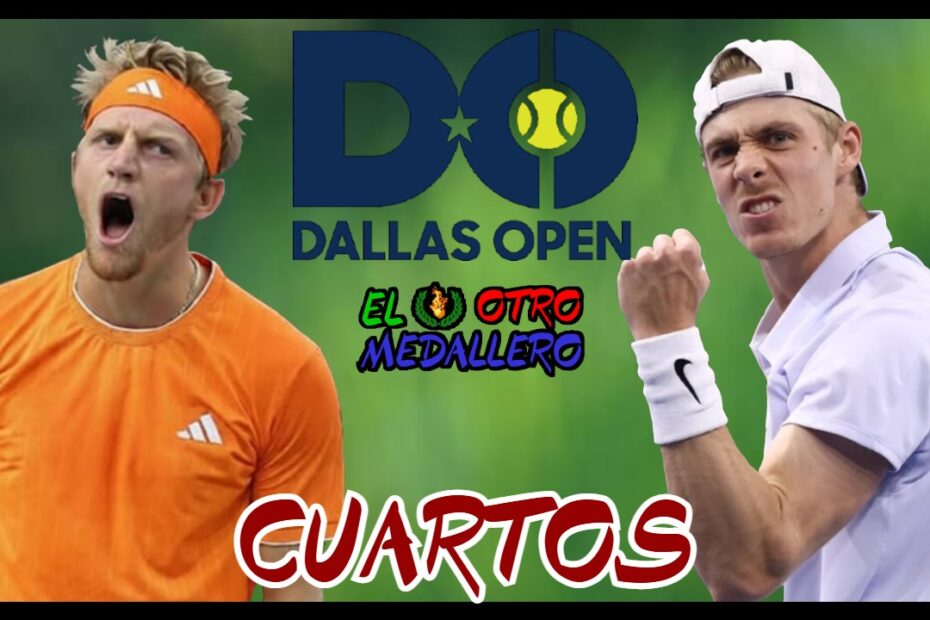 Resumen de los CUARTOS del Master 500 de Dallas 2026, con Alejandro Davidovich buscando las semifinales contra Denis Shapovalov, el canadiense que defiende el título de la temporada pasada.