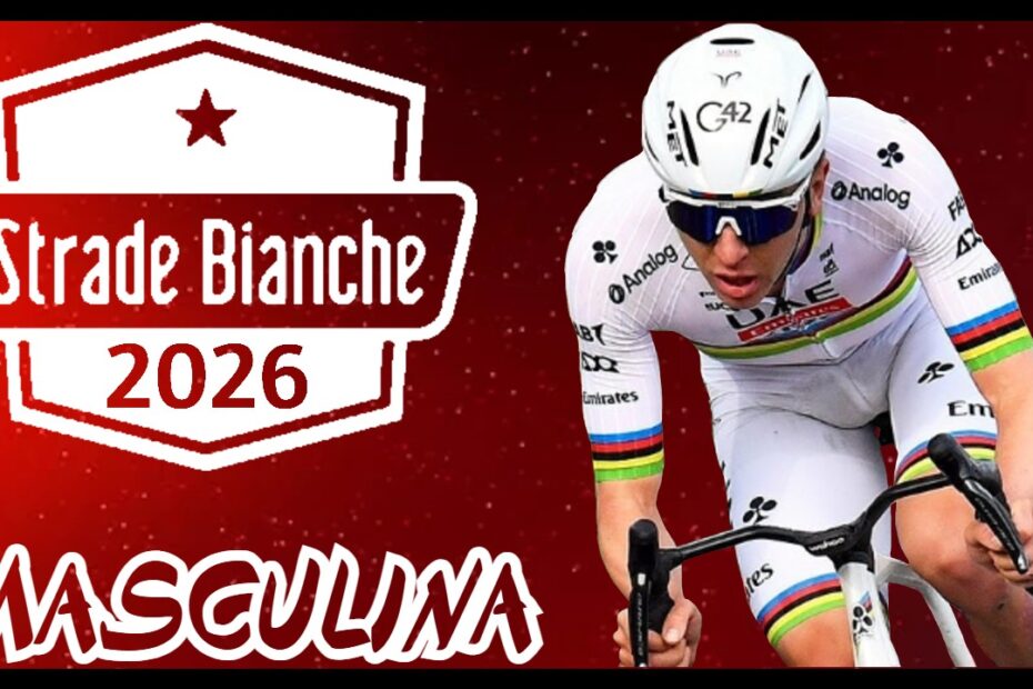 Resumen de la gran clásica del sterrato, la strade bianche 2026, para muchos el sexto monumento de la temporada ciclista, con el debut de Tadej Pogacar en competición para intentar responder el gran inicio de Mathiu van der Poel en la Omloop.