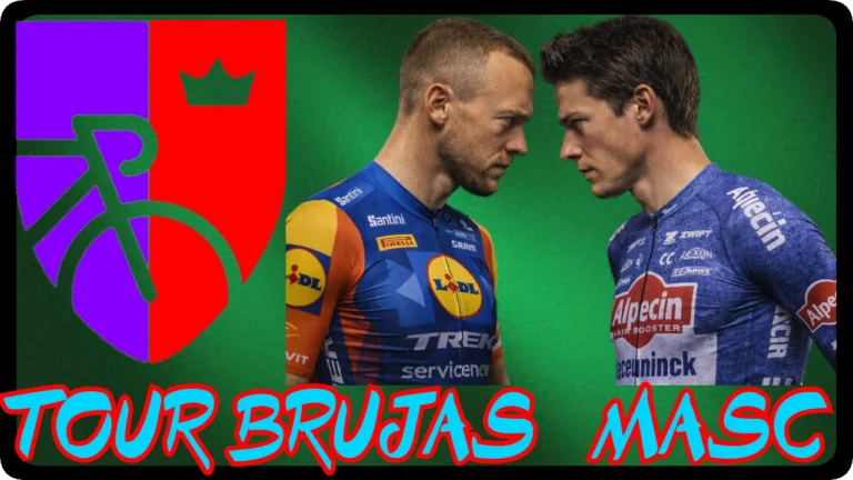Resumen completo de la Vuelta a Brujas masculina 2026, la gran clásica de los sprinters por excelencia que cambia de nombre, pero mantiene una participación increíble.