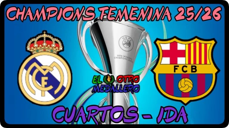 Resumen completo del partidazo de CUARTOS de la Champions League Femenina 25/26, con el clásico entre el Real madrid y el FC Barcelona.
