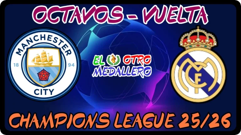 Resumen del encuentro de vuelta de los OCTAVOS de la Champions League 25/26, con el Real Madrid a aprovechar el resultado de la ida contra el Manchester City.