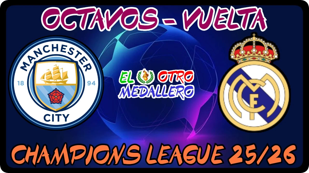 Resumen del encuentro de vuelta de los OCTAVOS de la Champions League 25/26, con el Real Madrid a aprovechar el resultado de la ida contra el Manchester City.