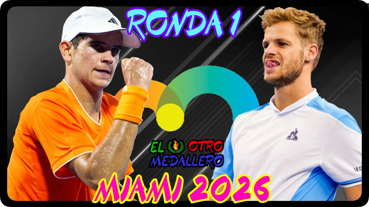Resumen de la primera ronda de este Máster 1000 de Miami 2026, con Rafa Jódar buscando su primer triunfo triunfo contra Yannick Hanfmann.
