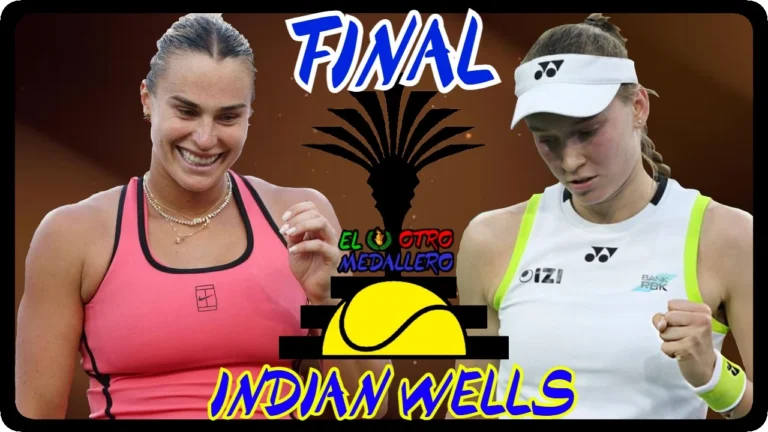 Resumen de la GRAN FINAL que tenemos en este Master 1000 de Indian Wells 2026, con Aryna Sabalenka y Elena Rybakina en búsqueda del títuto, un partido que se prevee con una igualdad tremenda entre dos jugadoras que todavía no han perdido ni un solo set en todo el torneo.