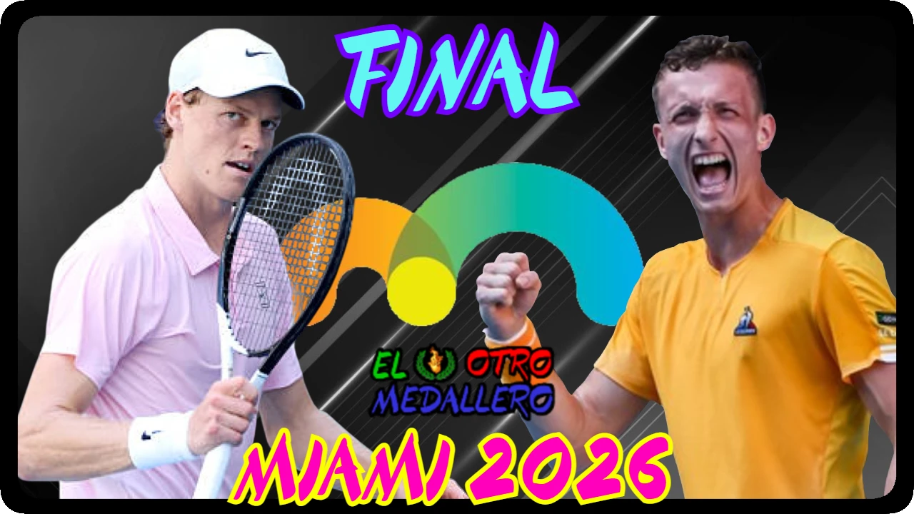 Resumen completo de la GRAN FINAL del ATP 1000 de Miami entre jannik Sinner y Jiri Lehecka, con el gran título en disputa.