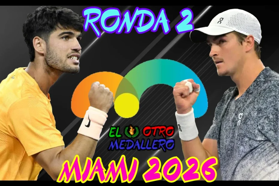 Resumen completo del debut de Carlos Alcaraz en este ATP 1000 de Miami, midiéndose a una de las grandes perlas del tenis como Joao Fonseca.