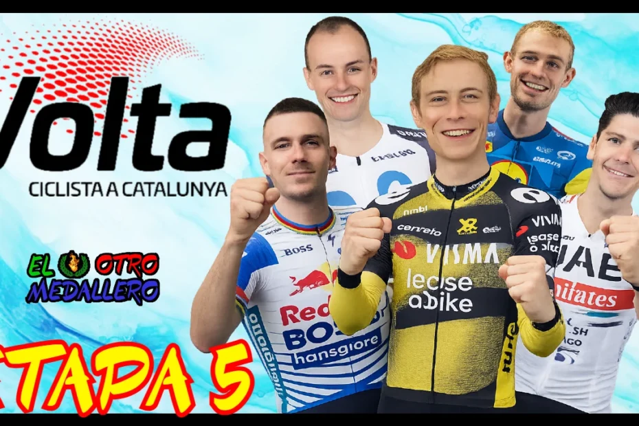Resumen completo de la quinta etapa de la Volta a Catalunya 2026, con la primera etapa de gran montaña para empezar a ver las fuerzas de loas grandes líderes del pelotón.