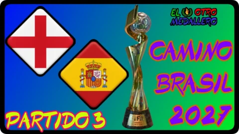 Inglaterra – España / Grupo A3 / Clasificación Mundial Brasil 2027