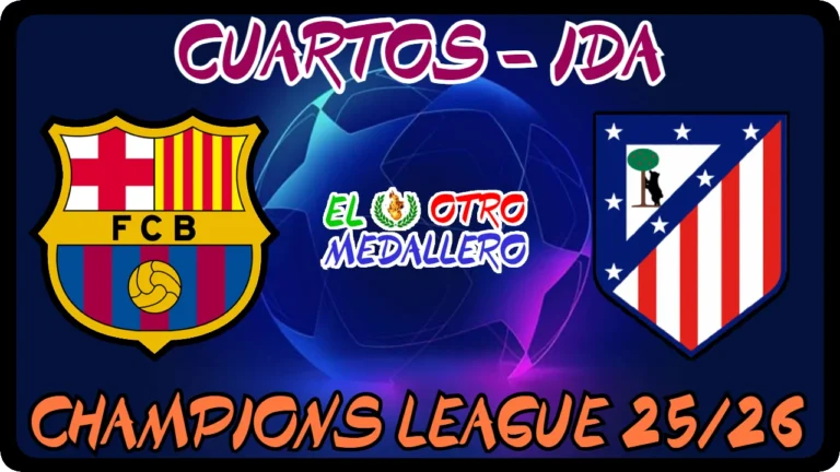Resumen completo del partidazo de CUARTOS de la Champions League 25/26, con un nuevo partidazo entre FC Barcelona y Atlético de Madrid.