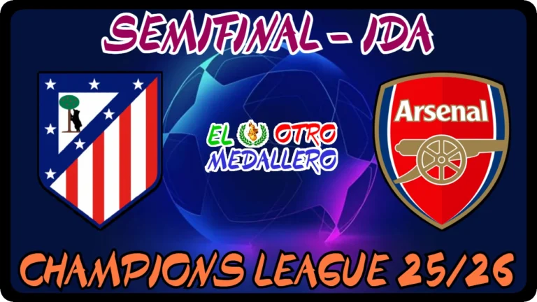 Resumen de la ida de las SEMIFINALES de la Champions League 25/26, con un partidazo tremendo entre el Atlético de Madrid y Arsenal.