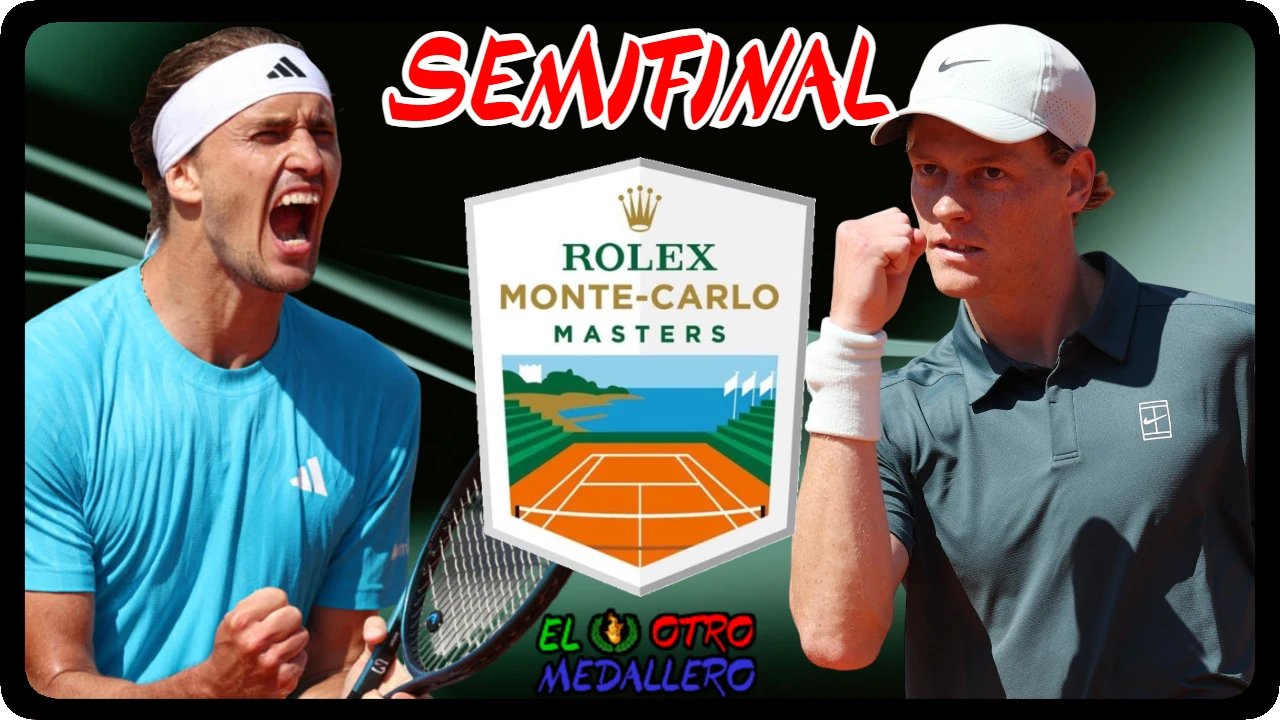 Resumen de la SEMIFINAL del Master 1000 de Montecarlo 2026, con jannik SInner y Alexander Zverev bucando la gran final y el título.